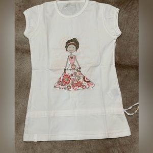 NWT Girl’s GMS 100% Cotton Made in Argentina Shirt